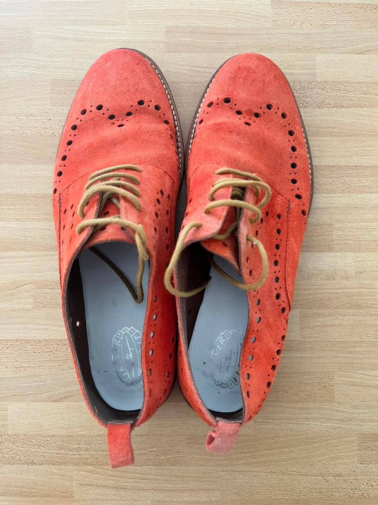 Lacets orange 37, Enlèvement ou Envoi, Comme neuf, Orange