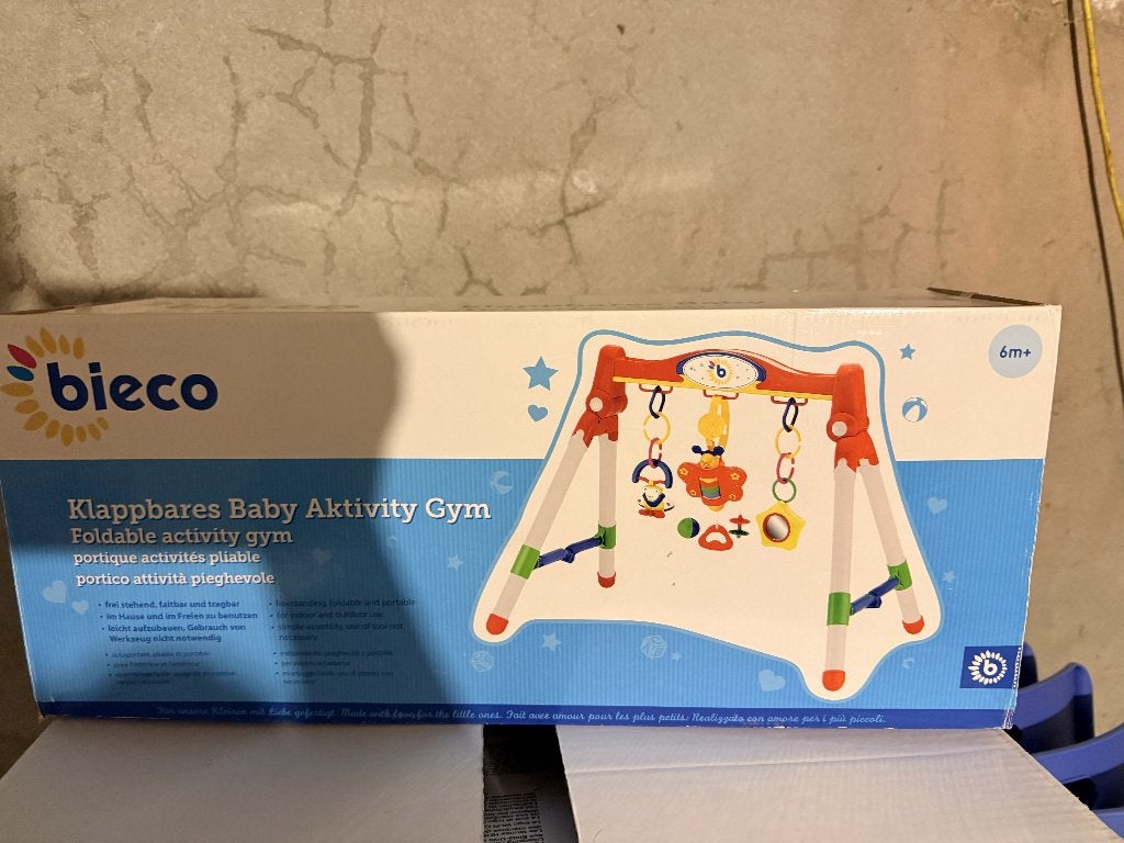 activity gym voor baby's (ten vroegste vanaf 3 maanden), Kinderen en Baby's, Ophalen, Zo goed als nieuw, Babygym