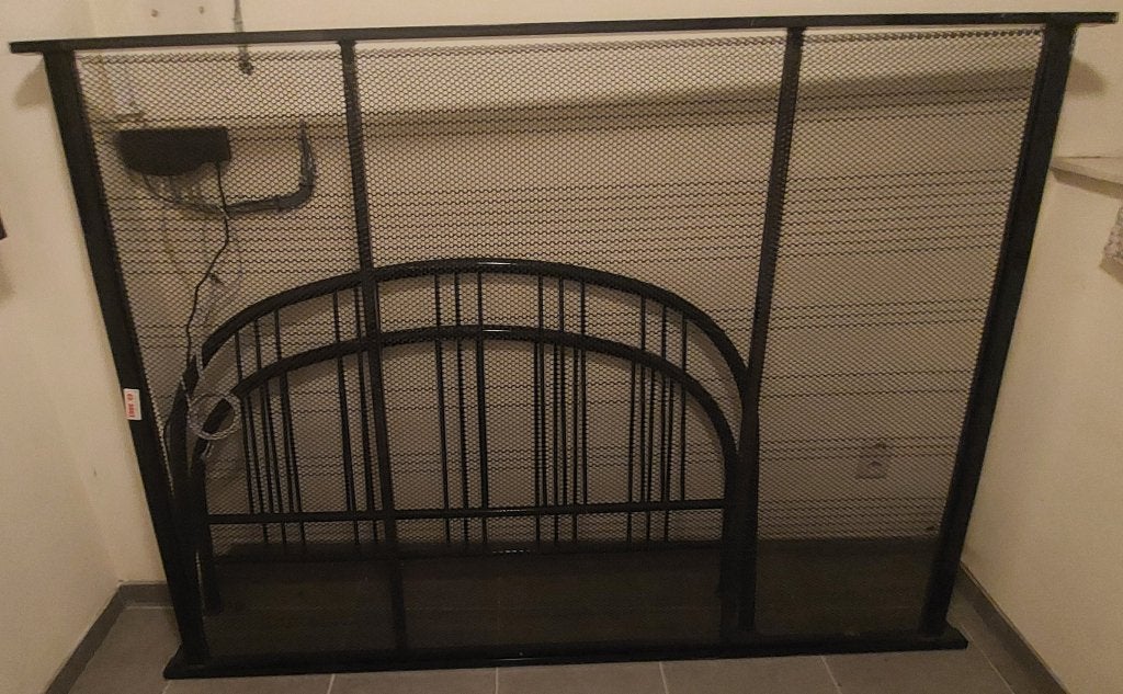 Twijfelaarbed & spiraalbodem dit weekend gratis op te halen!, Huis en Inrichting, Slaapkamer | Bedden, Ophalen, Gebruikt, Zwart