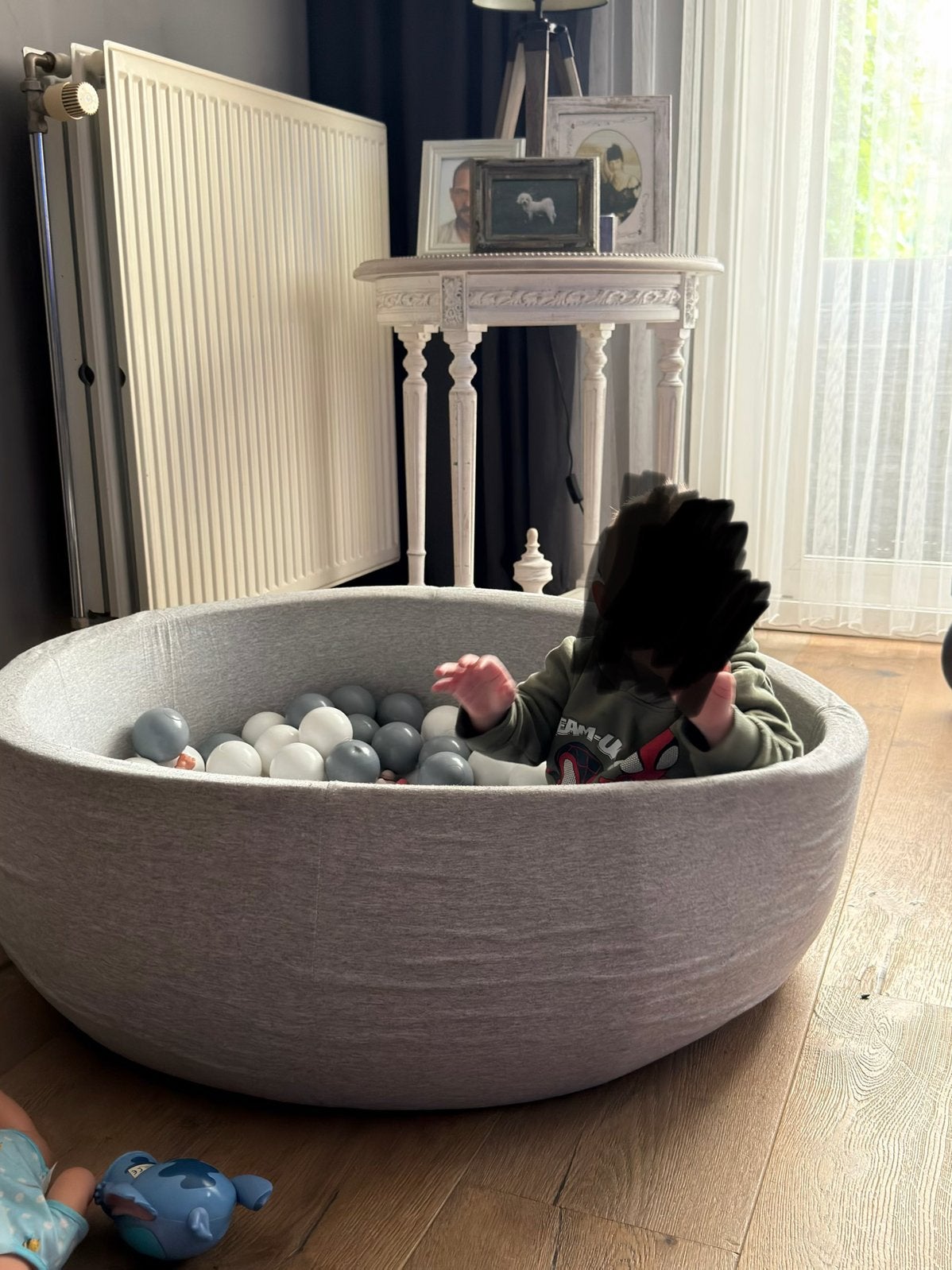 Ballenbad grijs, Kinderen en Baby's, Ophalen, Zo goed als nieuw
