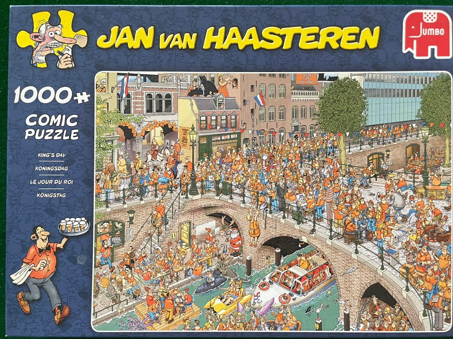 Jan van Haasteren 1000 stukjes - Koningsdag, Ophalen of Verzenden, Zo goed als nieuw