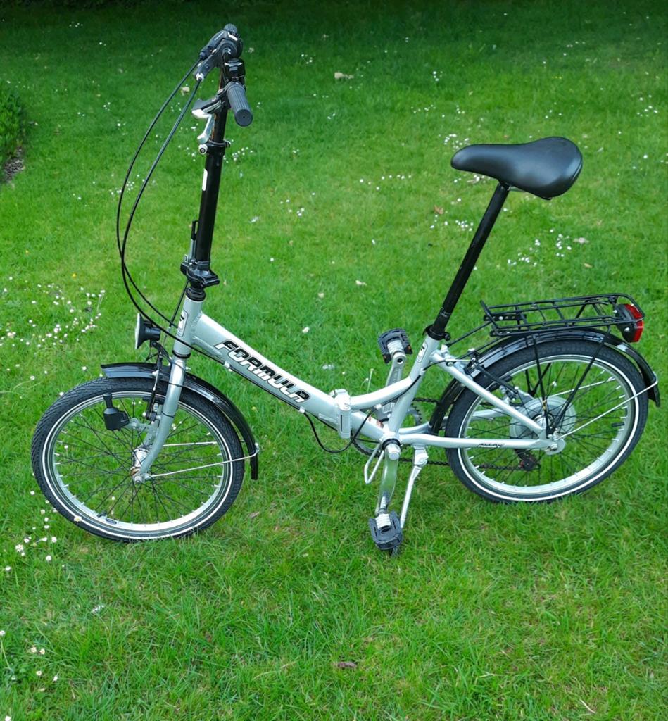 Vouwfiets Formula Alloy - Nieuwstaat, 20 inch of meer, Velgrem, Versnellingen, Zo goed als nieuw