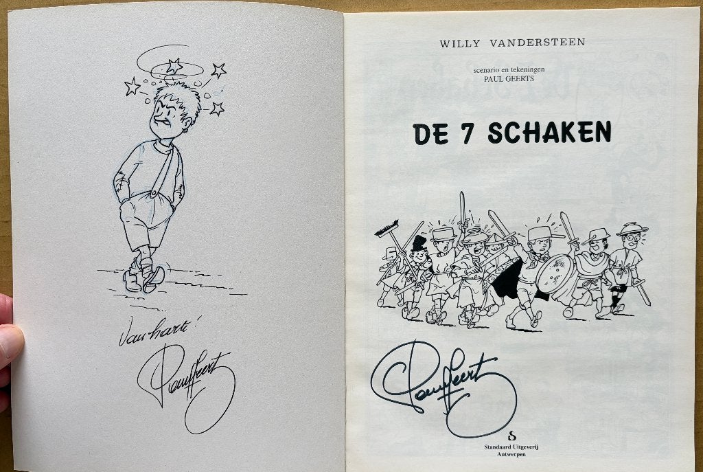3 x Suske et Wiske - édition limitée + dessin original, Plusieurs BD, Enlèvement ou Envoi, Comme neuf, Willy Vandersteen / Paul Geerts