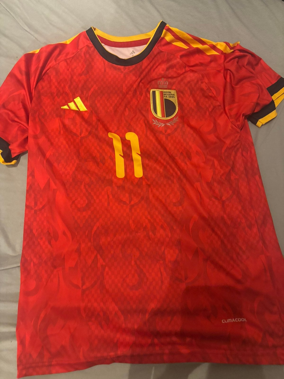 Chemise Jeremy Doku Belgium, Enlèvement ou Envoi, Comme neuf, Maillot