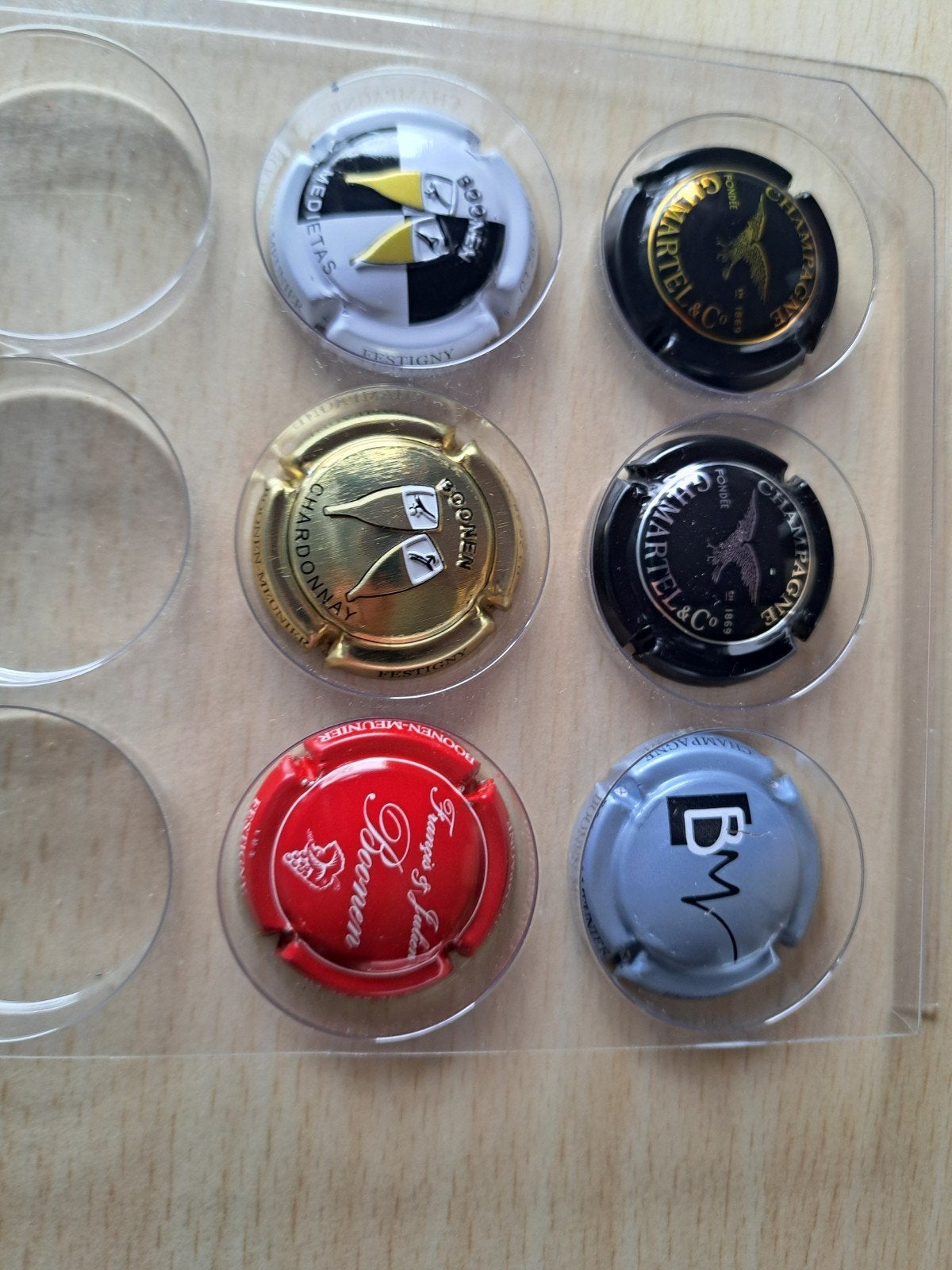 Champagnecapsules, Verzenden