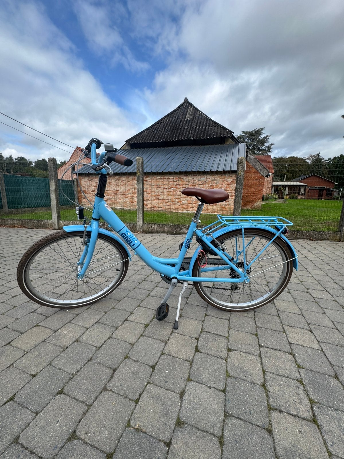 Meisjes fiets 24inch, Ophalen, 24 inch, Velgrem, Versnellingen
