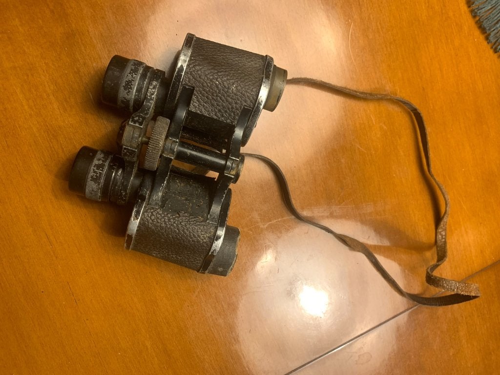Militaria WW2 WERLUX verrekijkerpaar, Verzamelen, Militaria | Tweede Wereldoorlog, Landmacht, Overige typen, Verzenden