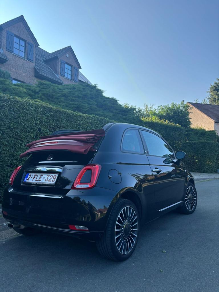 Fiat 500C automatique prête à immatriculer, Auto's, Automaat, 4 zetels, Cabriolet, Overige bekleding