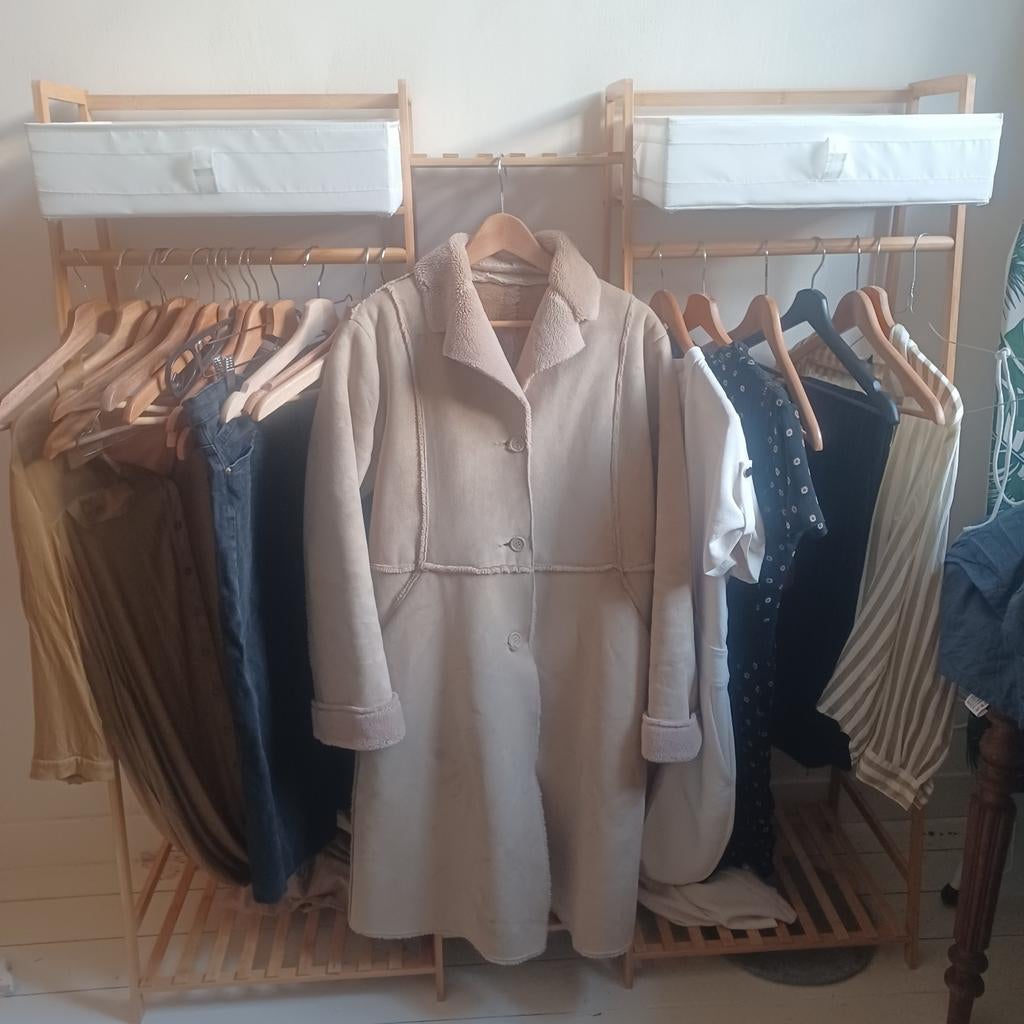 Jas, omgekeerd schapevel, Kleding | Dames, Jassen | Winter, Ophalen of Verzenden