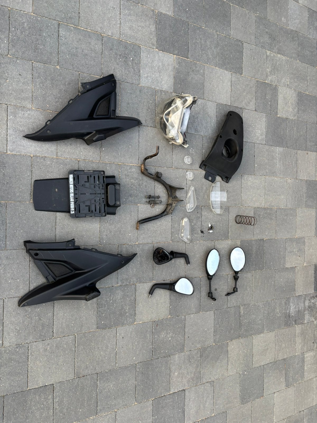 Yamaha Aerox onderdelen / kappen / spiegels / achterlicht, Fietsen en Brommers, Ophalen, Aerox