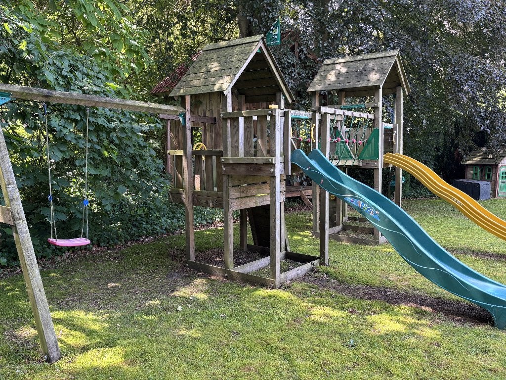 houten buitenspeeltuig Jungle Gym, Kinderen en Baby's, Ophalen, Gebruikt, Schommel