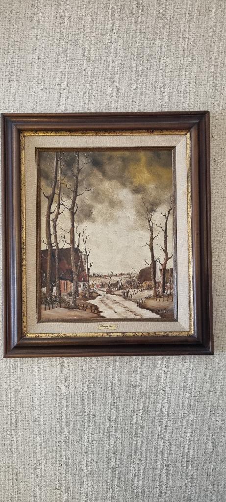Schilderij Yvan Bauwens - 3 stuks --- gereserveerd, Antiek en Kunst, Ophalen