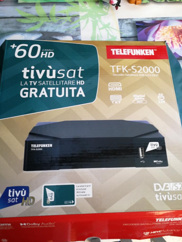 Décodeur tivusat, Enlèvement