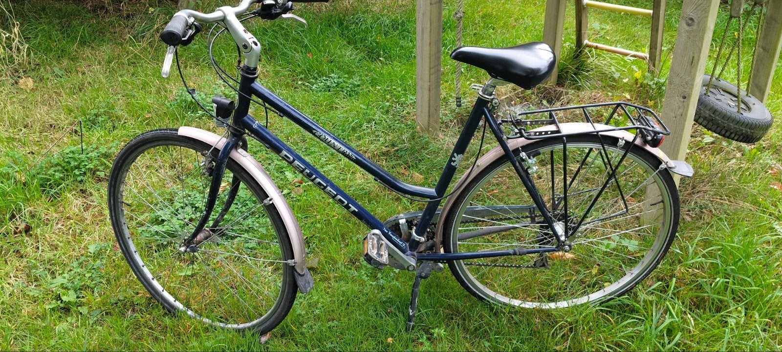 Damesfiets 3x7 versnellingen, Fietsen en Brommers, 28 inch, Gebruikt, Velgrem, Meer dan 20 versnellingen