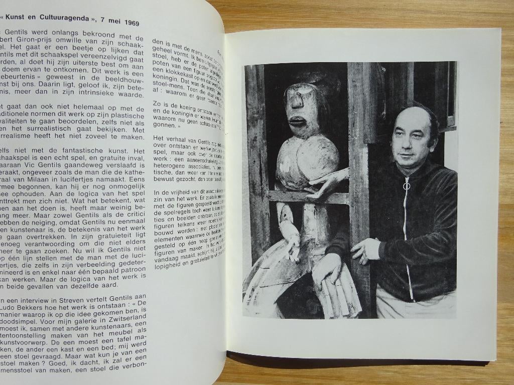 Vic Gentils, 1970 Boymans-van Beuningen & PSK Brussel, Boeken, Ophalen of Verzenden, Gelezen, Beeldhouwkunst