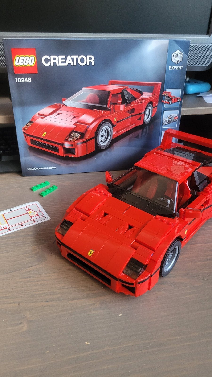 Lego Creator Expert 10248 Ferrari F40, Kinderen en Baby's, Speelgoed | Duplo en Lego, Gebruikt, Lego, Ophalen of Verzenden, Compleet