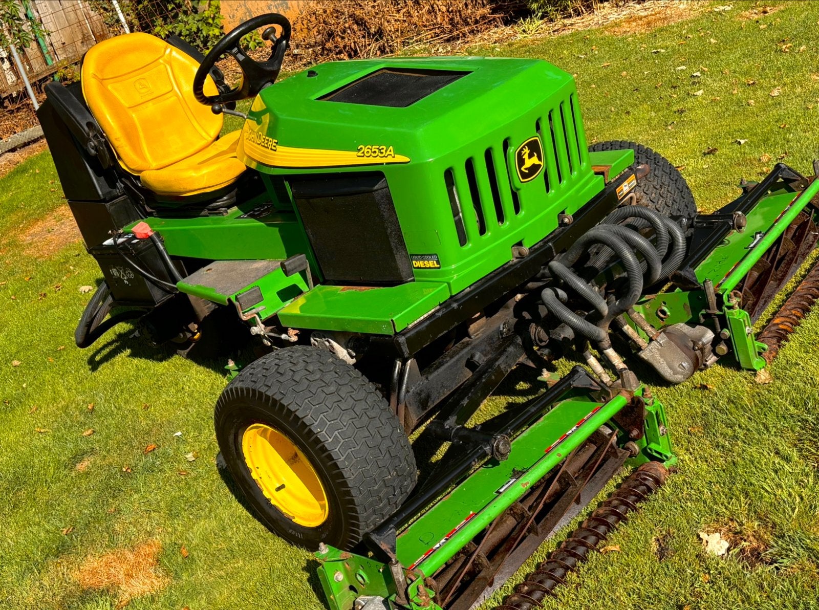 Krachtige John Deere 3cil YANMAR diesel servo 3x3 *kenteken*, Ophalen of Verzenden