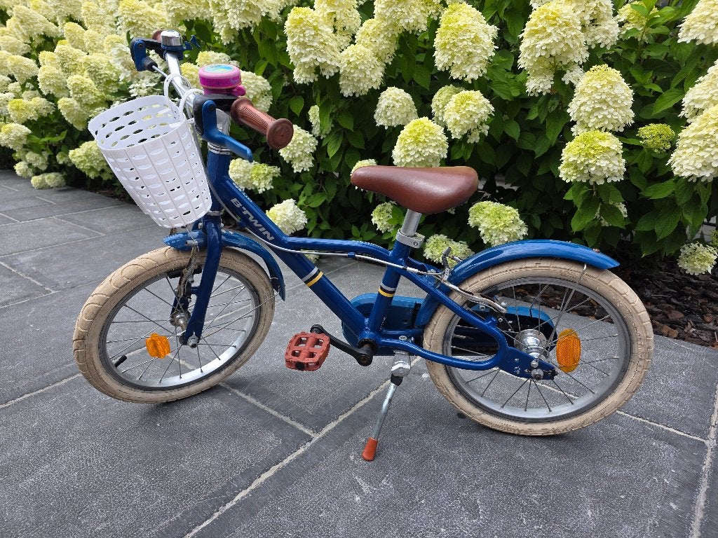 Fiets 16 inch, Ophalen, Velgrem, B-Twin, 16 tot 20 inch