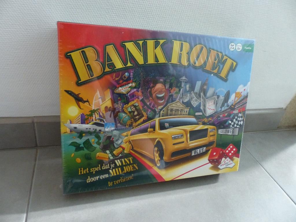 Bordspel Bankroet - perfecte staat, Ophalen of Verzenden, Zo goed als nieuw