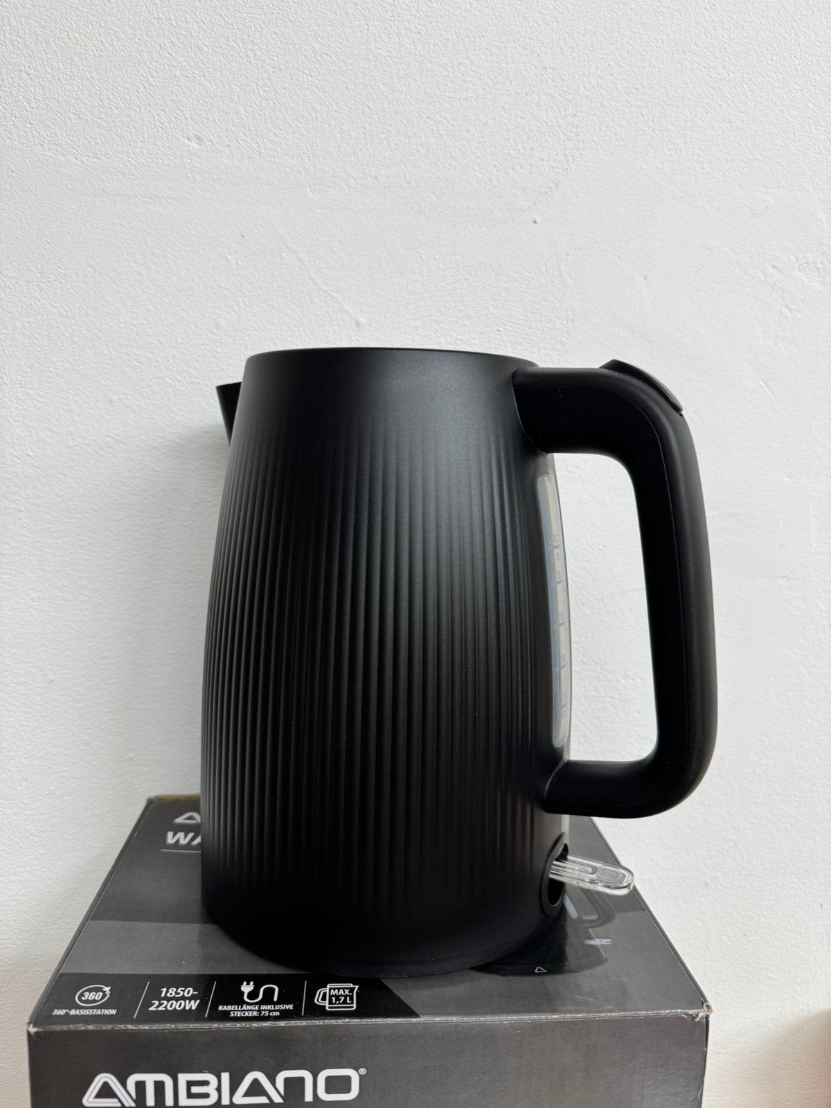 Nieuwe Ambiano waterkoker, Electroménager, Bouilloires, Enlèvement, Comme neuf