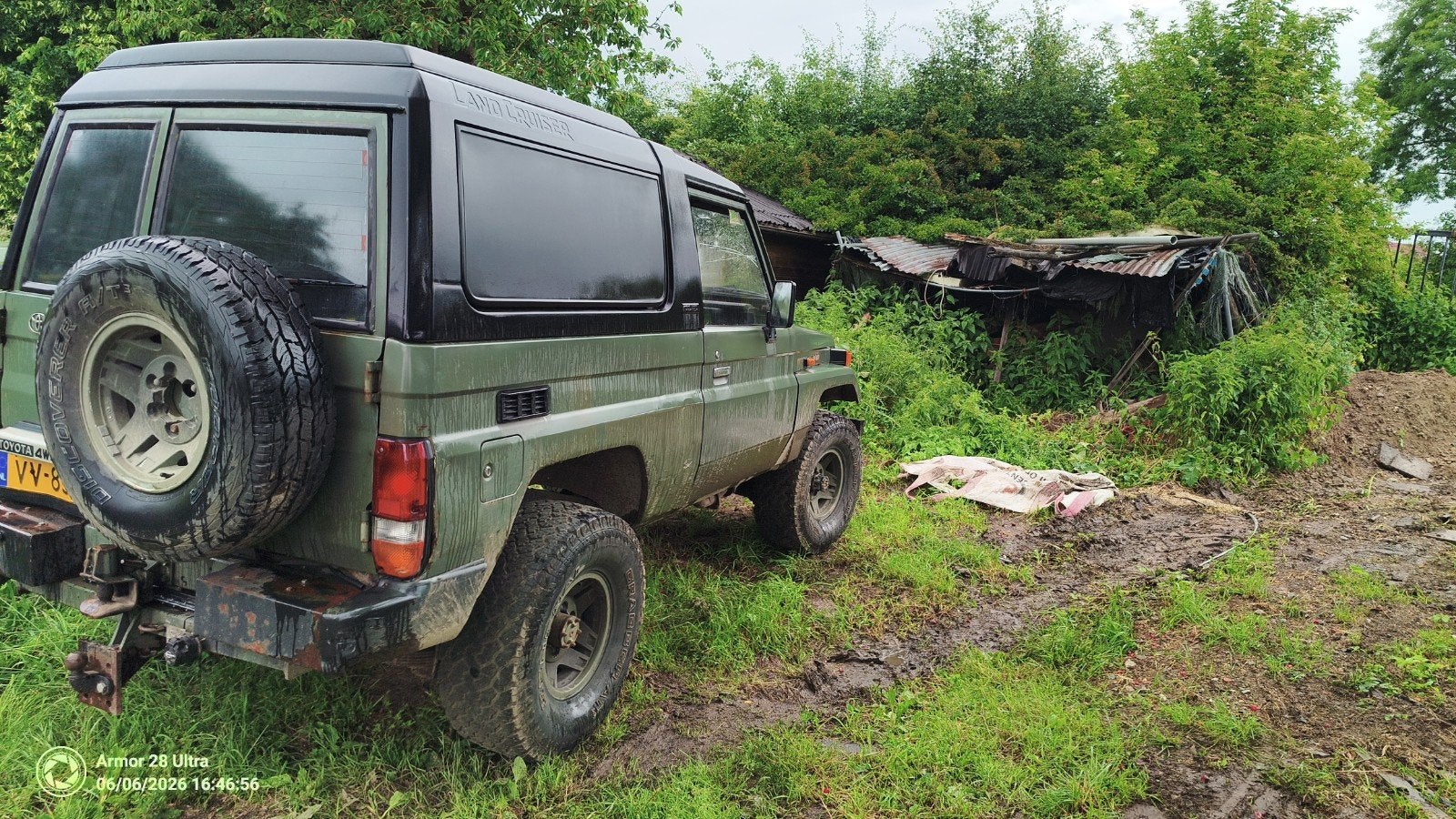 Toyota Landcruiser hzj73 1993, Ophalen