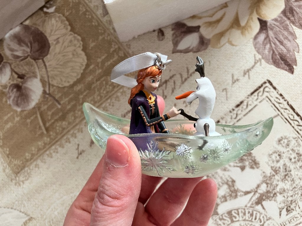 Disney Frozen ornament - Anna & olaf, Ophalen of Verzenden, Overige figuren, Beeldje of Figuurtje