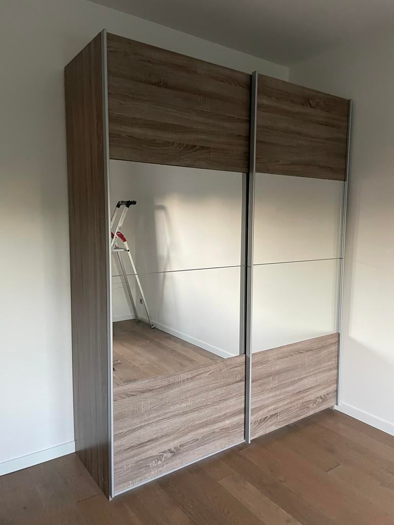 Kleerkast met schuifdeuren, Huis en Inrichting, Kasten | Kleerkasten, Ophalen, Zo goed als nieuw