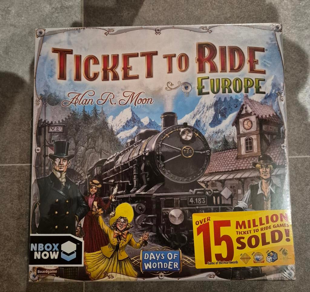 Ticket to ride Europe editie !NIEUW!, Hobby en Vrije tijd, Gezelschapsspellen | Bordspellen, Ophalen