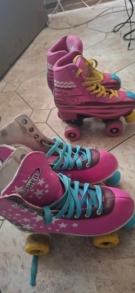 2 paires de roller  36/37..37/38  les 2 pour 60eur, Enlèvement