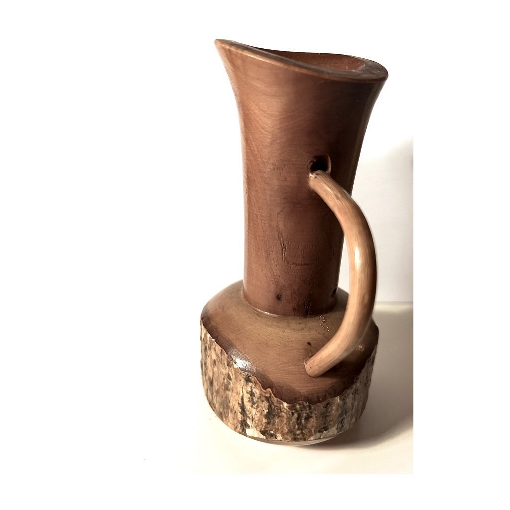Vase vintage tourné à la main | Studio Pottery| J60 - 70, Enlèvement