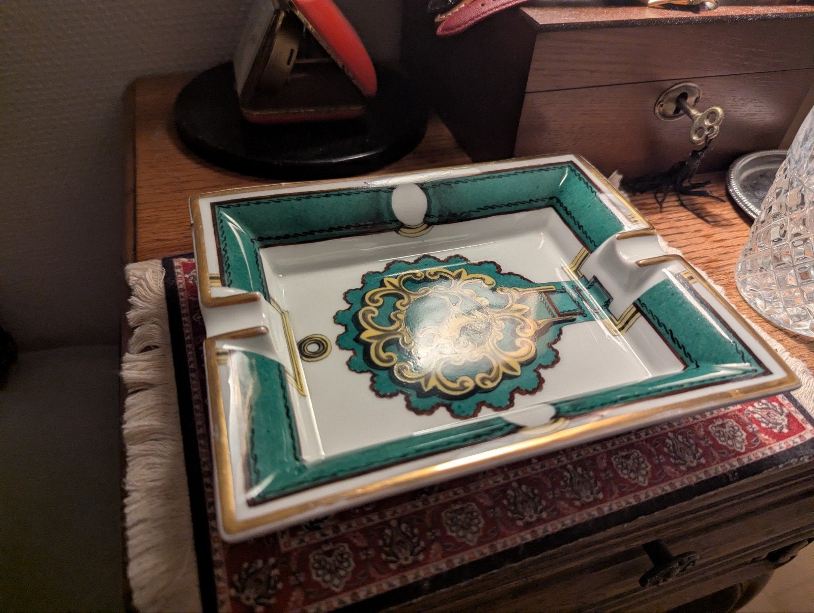 asbak Hermes, Ophalen of Verzenden, Zo goed als nieuw, Asbak