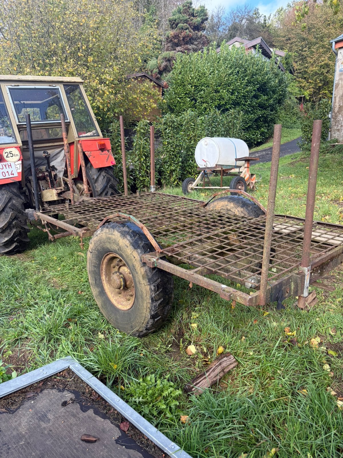 Remorque, à bois, 6 stères , possible d’être freiné, Enlèvement, Comme neuf