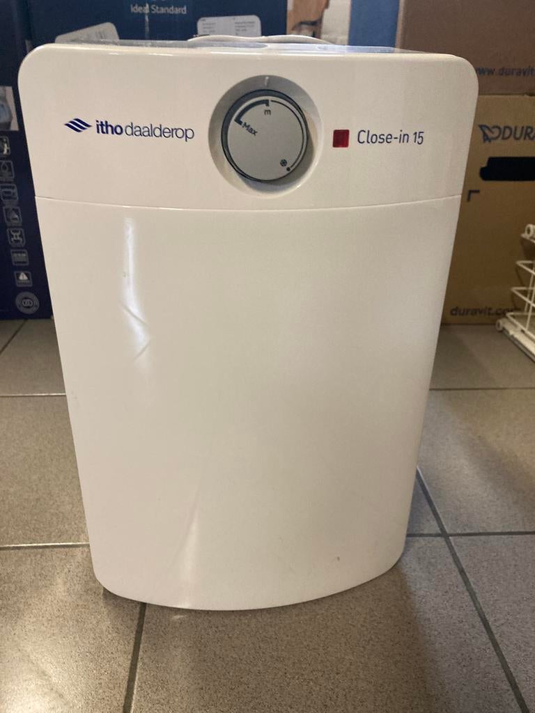 Close in boiler Daalderop 15 l    2 jaar gebruikt, Doe-het-zelf en Bouw, Chauffageketels en Boilers, Ophalen, Gebruikt, Boiler