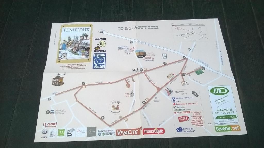 Plan Brocante Temploux 2022, Enlèvement ou Envoi, Une BD, Mezzomo., Comme neuf