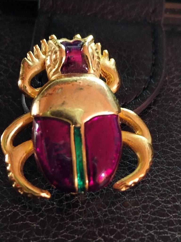 VINTAGE GOUDEN KEVERBROCHE UIT 1980, Overige materialen, Overige kleuren, Minder dan 4 cm, Ophalen of Verzenden