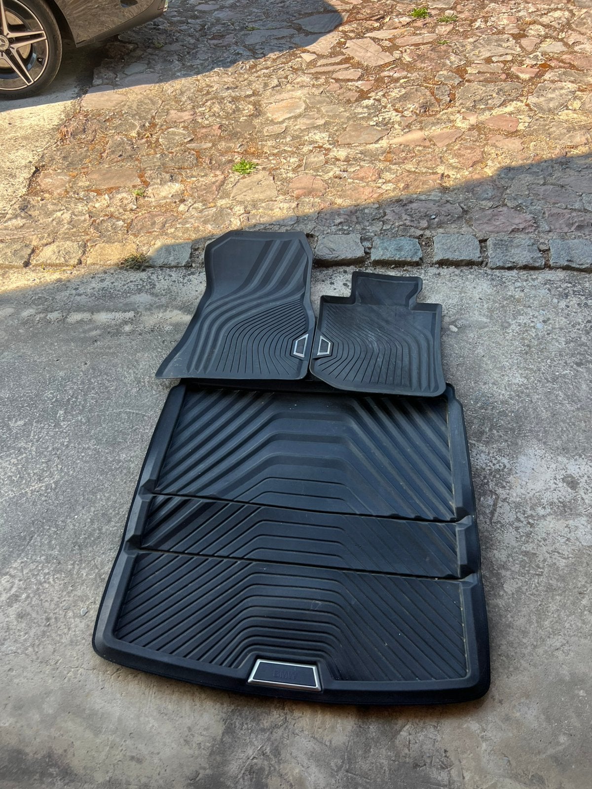 Tapis caoutchouc orignie BMW 330E, Enlèvement, Utilisé