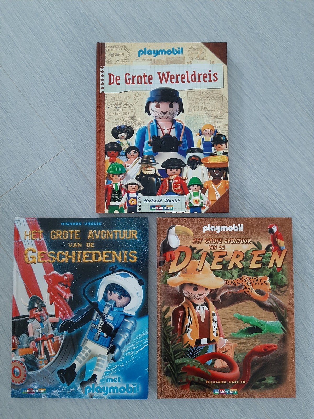 3 x Playmobil leerboeken nieuw, Ophalen of Verzenden, Nieuw, Richard Unglik