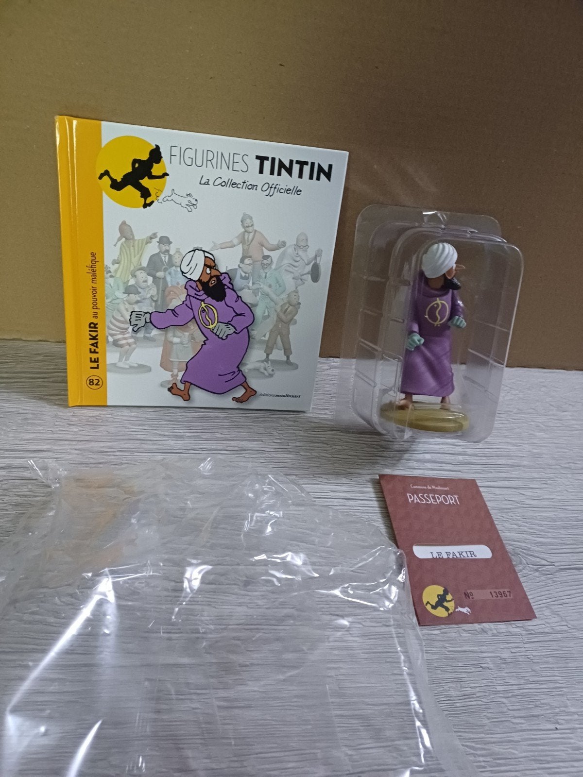 Figurine Le Fakir 82 Tintin, Collections, Enlèvement ou Envoi, Tintin, Comme neuf, Statue ou Figurine