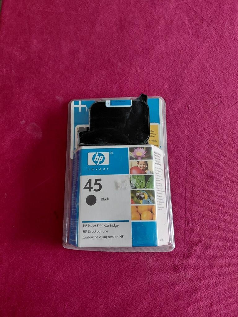 HP 45 grote originele zwarte inktcartridge, 2 stuks, Ophalen, Cartridge, HP
