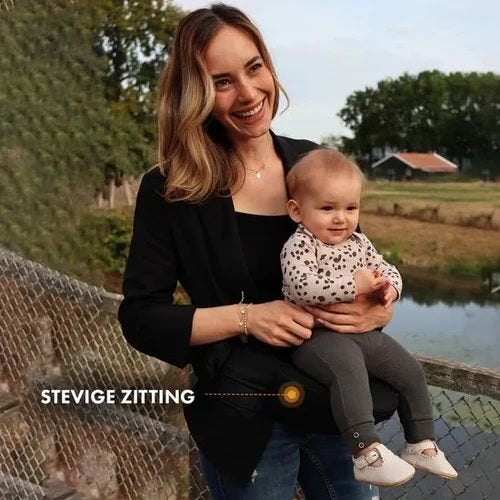 DERYAN Pack Basic Heupdrager Zwart, Kinderen en Baby's, Overige merken, Buik of Rug, Ophalen of Verzenden, Zo goed als nieuw