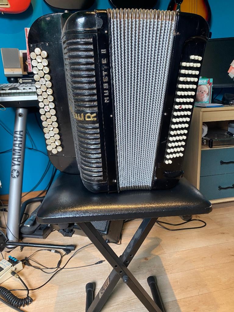 accordeon, Musique & Instruments, Accordéons, Avec bretelles, Enlèvement, Utilisé, Accordéon à boutons