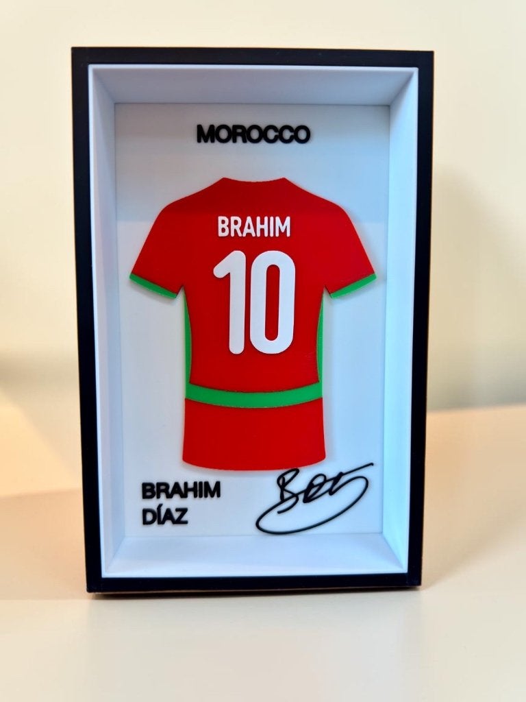 Brahim Diaz - Marokko shirt + handtekening, Ophalen of Verzenden, Nieuw, Overige typen