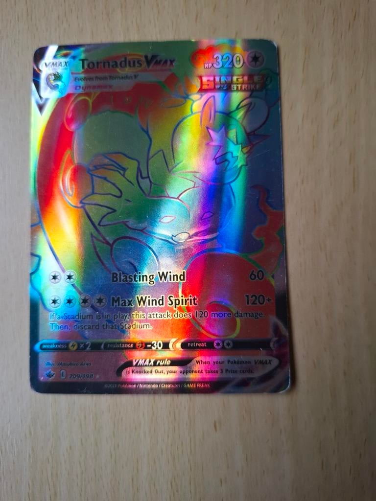 Carte Pokémon " Tornadus Vmax", Enlèvement