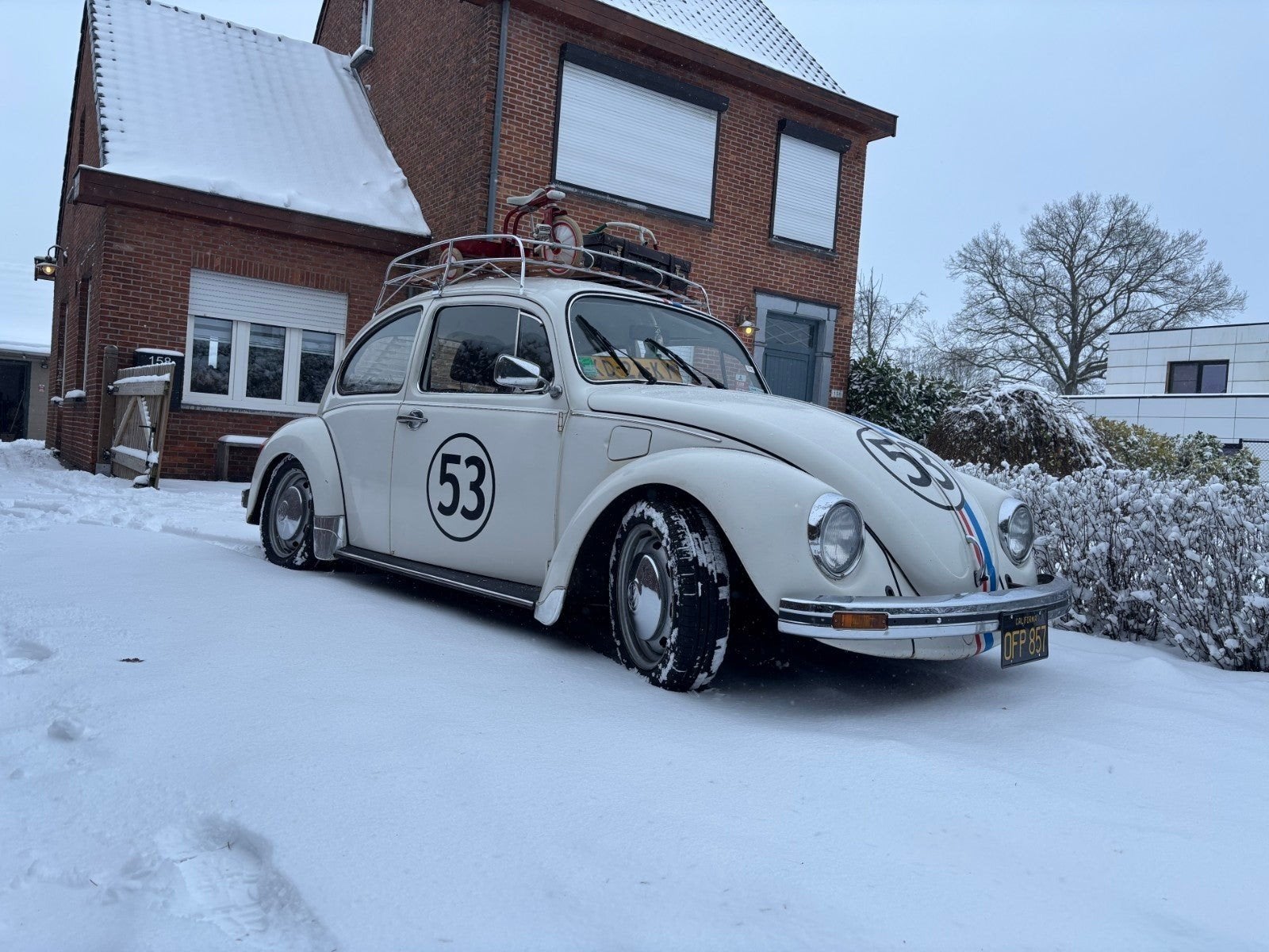 leuke kever herbie 1983, Auto's, Volkswagen, Particulier, Te koop, Rood