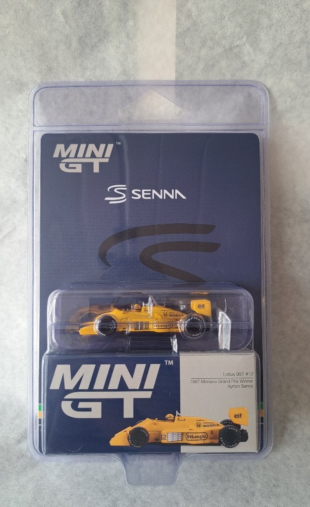Lotus 99T Ayrton Senna Monaco grand prix 1987 (Blister), Neuf, Enlèvement ou Envoi, Voiture, Mini gt