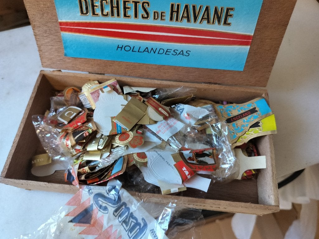 verzameling sigarenbandjes, Ophalen of Verzenden