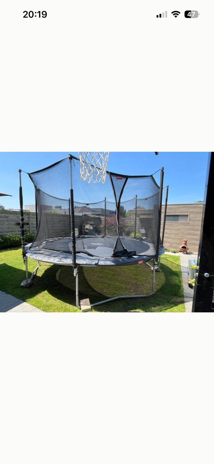 Trampoline Mountain 430 cm, Enfants & Bébés, Jouets | Extérieur | Trampolines, Utilisé, Enlèvement