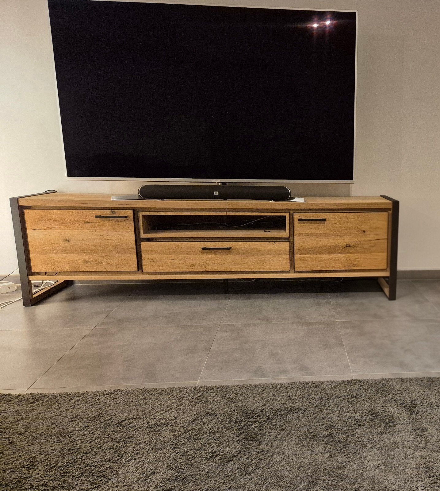 Henders & Hazel Metalo tv-meubel, 25 à 50 cm, 200 cm ou plus, Moins de 100 cm, Comme neuf