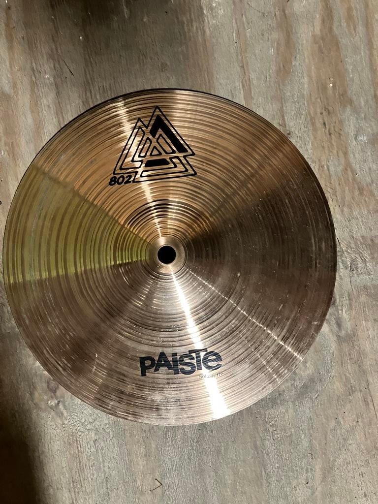 Paiste 10’ 802 series splash, Musique & Instruments, Batteries & Percussions, Enlèvement ou Envoi, Comme neuf