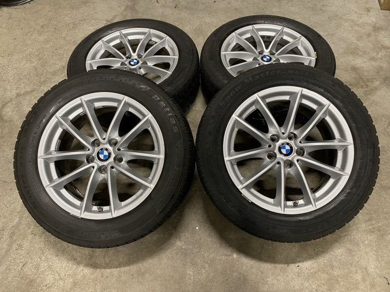 17 inch originele velgen + winterbanden BMW 5 serie G30 G31, Autos : Pièces & Accessoires, Pneus et Jantes, Pneus hiver, -, 17 pouces